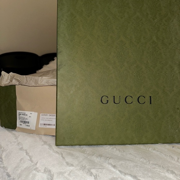 Size 36+. US 6.5. Garnett GUCCI boots. Wore them only once. - Picture 9 of 9